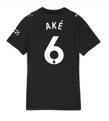 Lacne Ženy Futbalové dres Manchester City Nathan Ake #6 2025-26 Krátky Rukáv - Preč